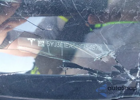 2022 Tesla Model 3 Rear-Wheel Drive из США, поврежденный, VIN 5YJ3E1EA5NF154878